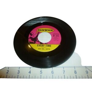 THE DEL-VETTS Last Time Around & Every Time Garage Rock 45 DUNWICH #D-125 1st